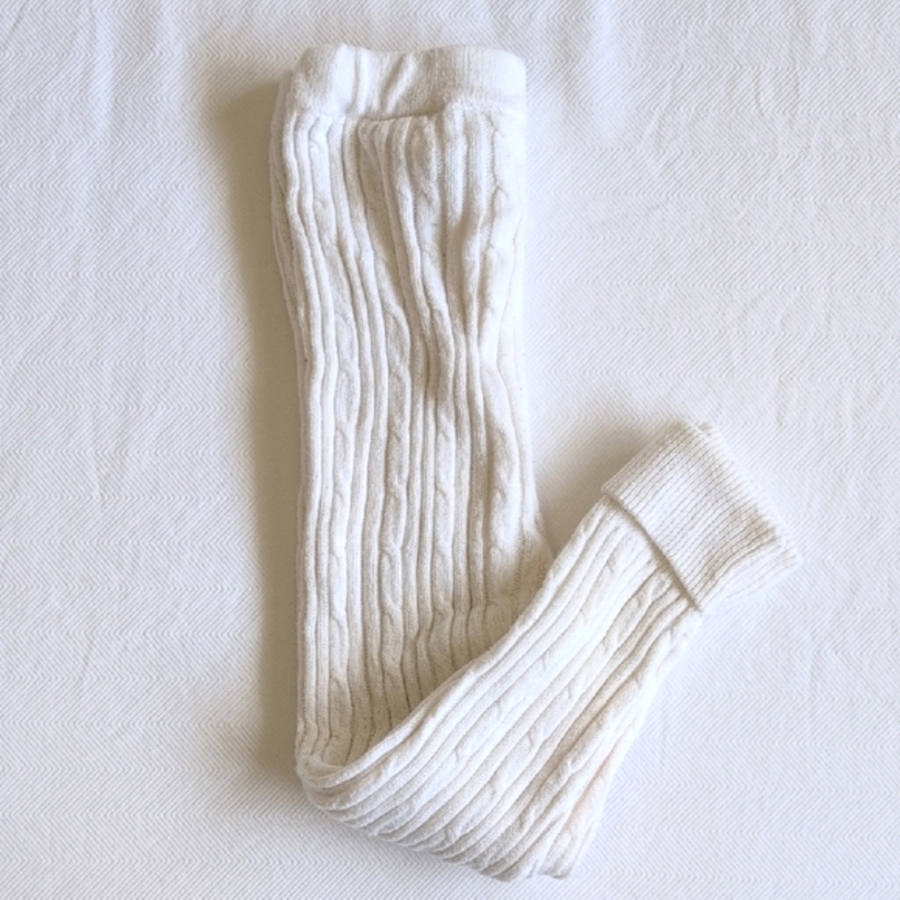 joe fresh ivory cable knit sweater leggings 18-24 months baby toddler girls